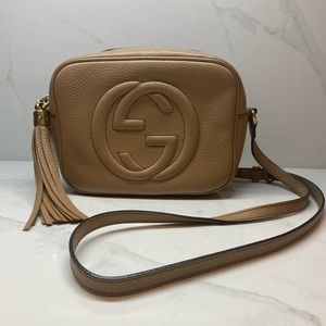 100% Real Gucci Soho Small Leather Disco Bag